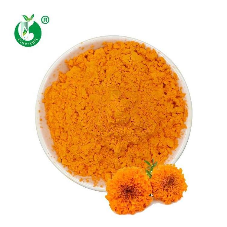 Pincredit Factory Price Bulk Xanthophyll Marigold Flower Extract Lutein Zeaxanthin Powder 5% 10% 20%