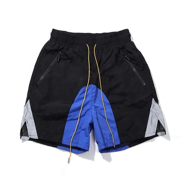 Summer Sports Shorts Custom Logo 100% Polyester Swim Trunks Mesh Beach Shorts Mens Fitness Nylon Shorts