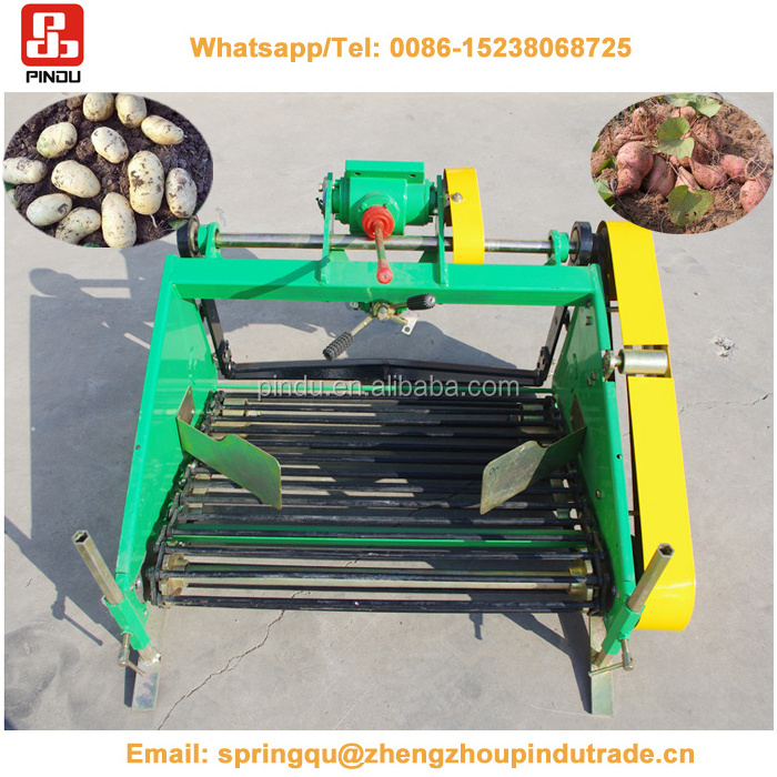 Small 1 row potato carrot digger/sweet potato onion harvest tool machine