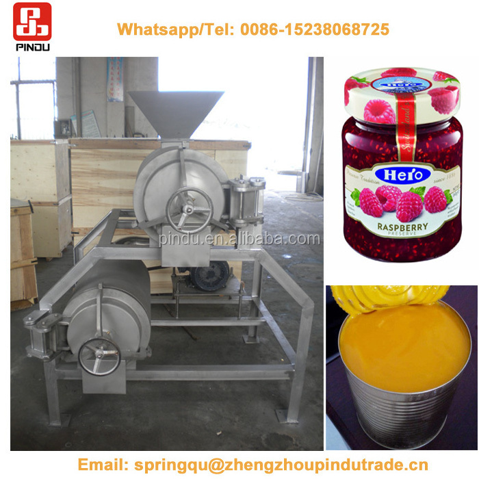 Industrial fruit vegetable orange avocado acai pulp tomato puree juicer ...