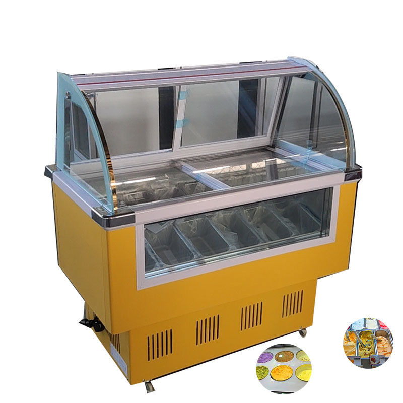 Ice Cream Display Food Grade Popsicle Cabinet Freezer Display Fridge Refrigerator Chiller Freezer For Bakery