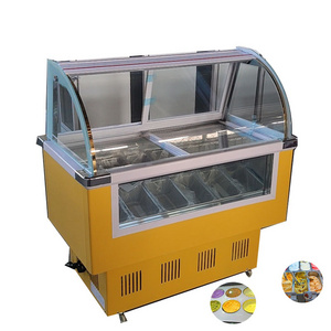 Ice Cream Display Food Grade Popsicle Cabinet Freezer Display Fridge Refrigerator Chiller Freezer For Bakery