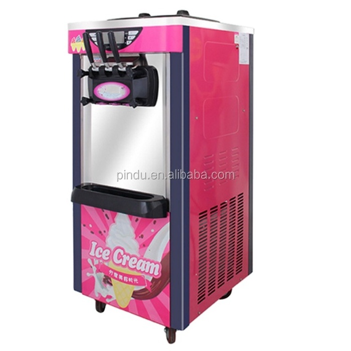 big capacity self-cleaning soft ice cream machine/soft ice cream vending machine for sale