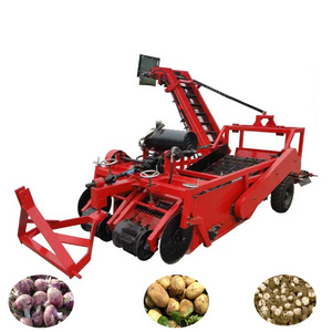 Tractor-tracted Large Combined Potato Harvest Machine 2 Rows Of Potato Harvest Harvester