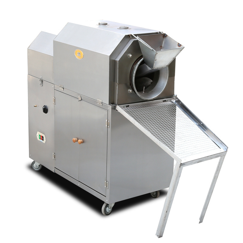 automatic gas sunflower nut peanut food roster roasting machine/sesame roaster machine