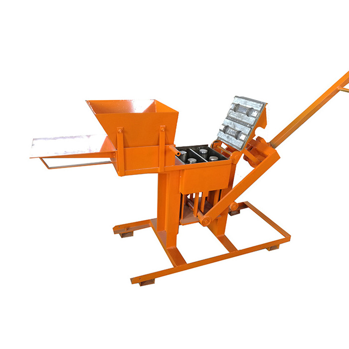 2022 manual clay interlocking block making brick machine machinery in Africa with wholesale price