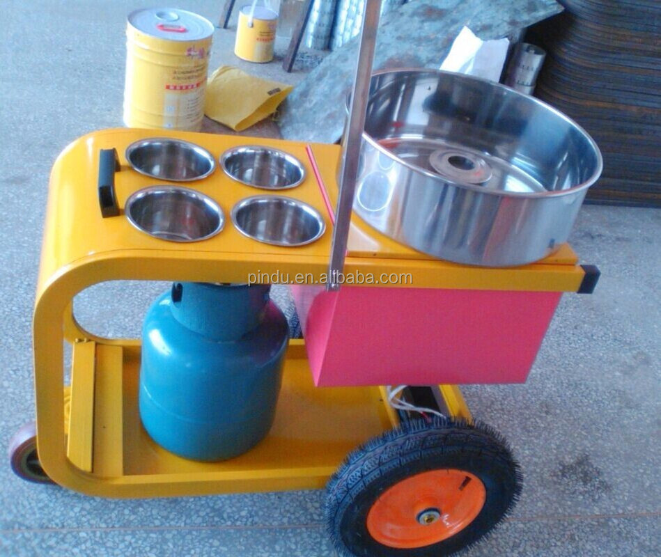 Portable cotton candy machine with gas low price parts