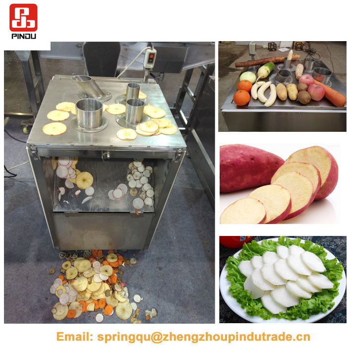 Stainless Steel Onion Rings Cutting Machine Vegetable Chips Cutter Banana Potato Cutting Machine for Hot Sale