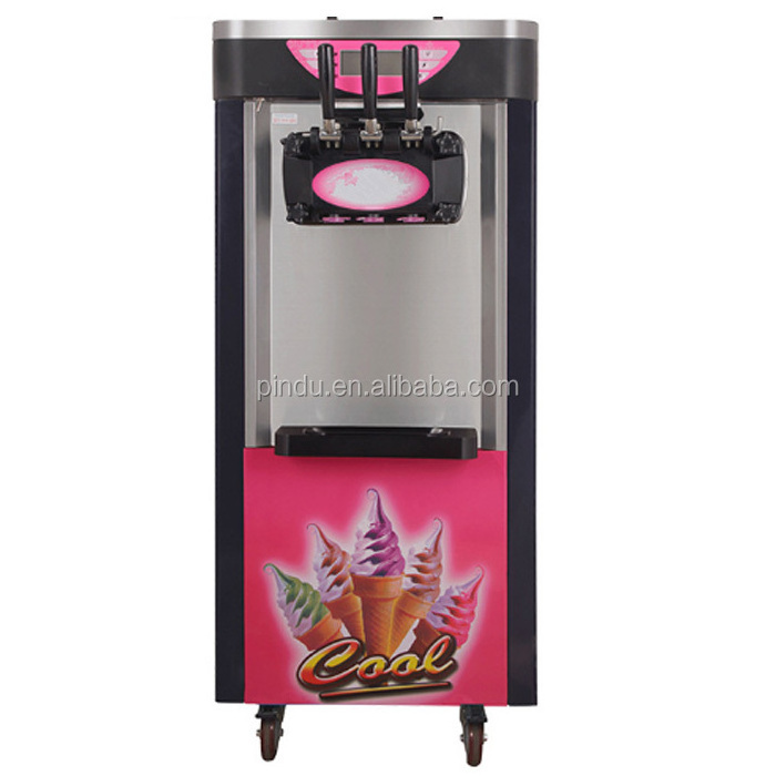 big capacity self-cleaning soft ice cream machine/soft ice cream vending machine for sale