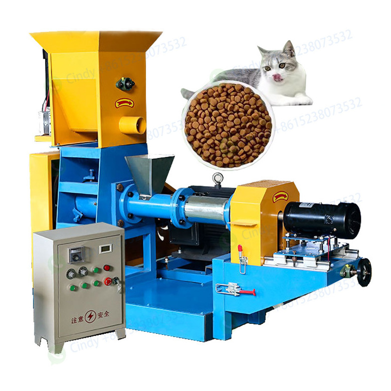 Fish Feed Floating maker pet dog food Pellet Making Machine