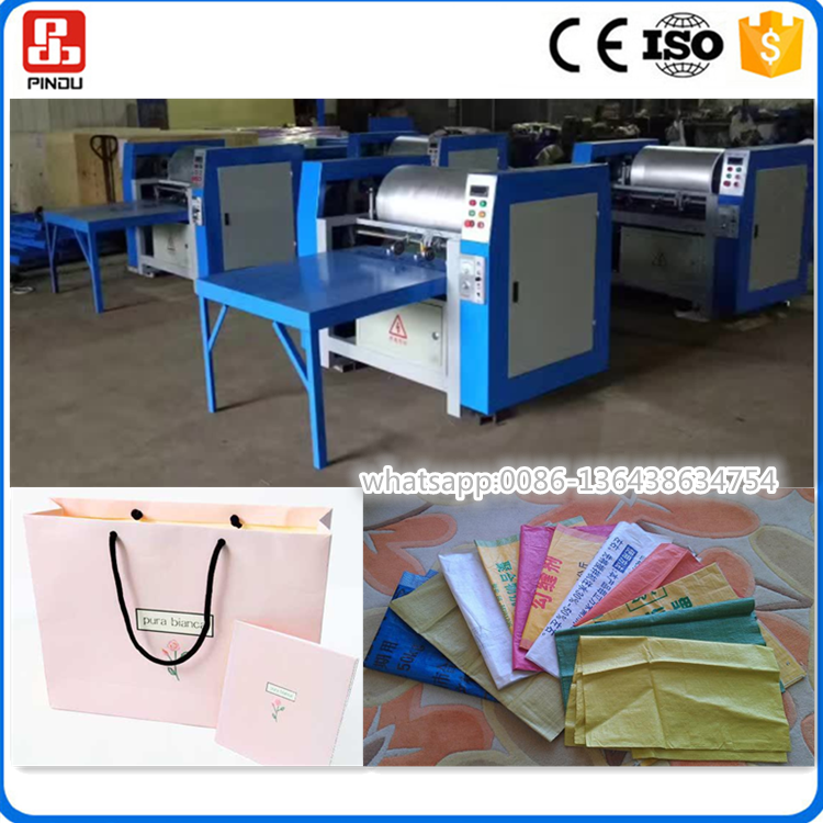 4 color paper plastic bag offset printing machine