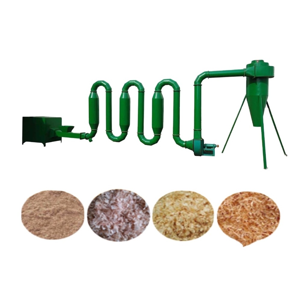 wood sawdust rotary airflow dryer drying machine price