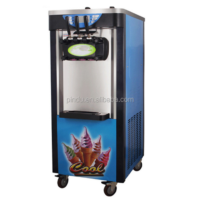 big capacity self-cleaning soft ice cream machine/soft ice cream vending machine for sale