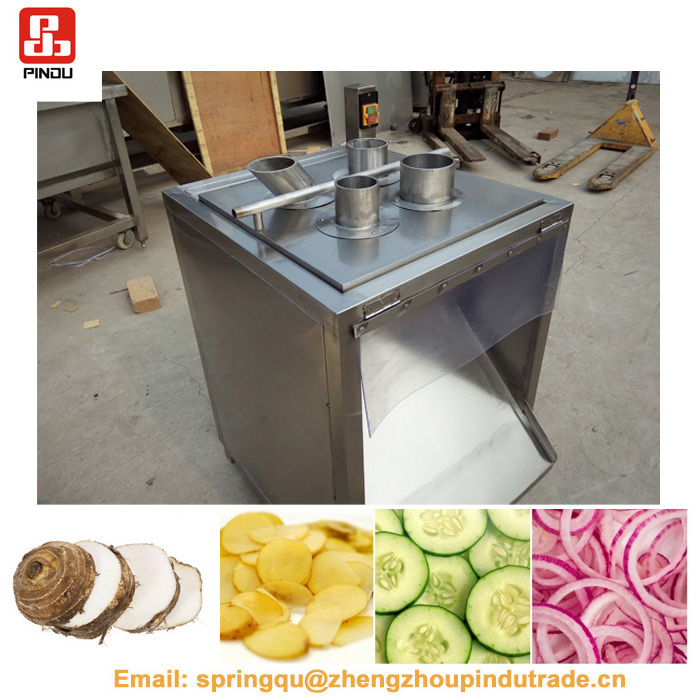 Stainless Steel Onion Rings Cutting Machine Vegetable Chips Cutter Banana Potato Cutting Machine for Hot Sale