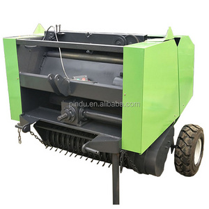 automatic mini round pine grass rice wet dry straw baler machine for sale/wheat straw baling machine for ensilage