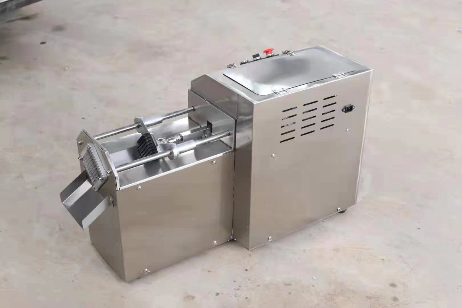 Good Quality Electric Potato Strips Cutter French Fries Machine Automatic Stainless Steel Potato Chips Cutter