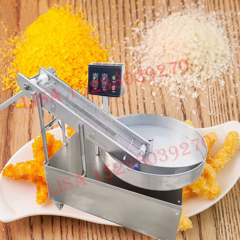 chop bread crumbs cover machine fried chicken breading machine for Flour Coating Popcorn Machine