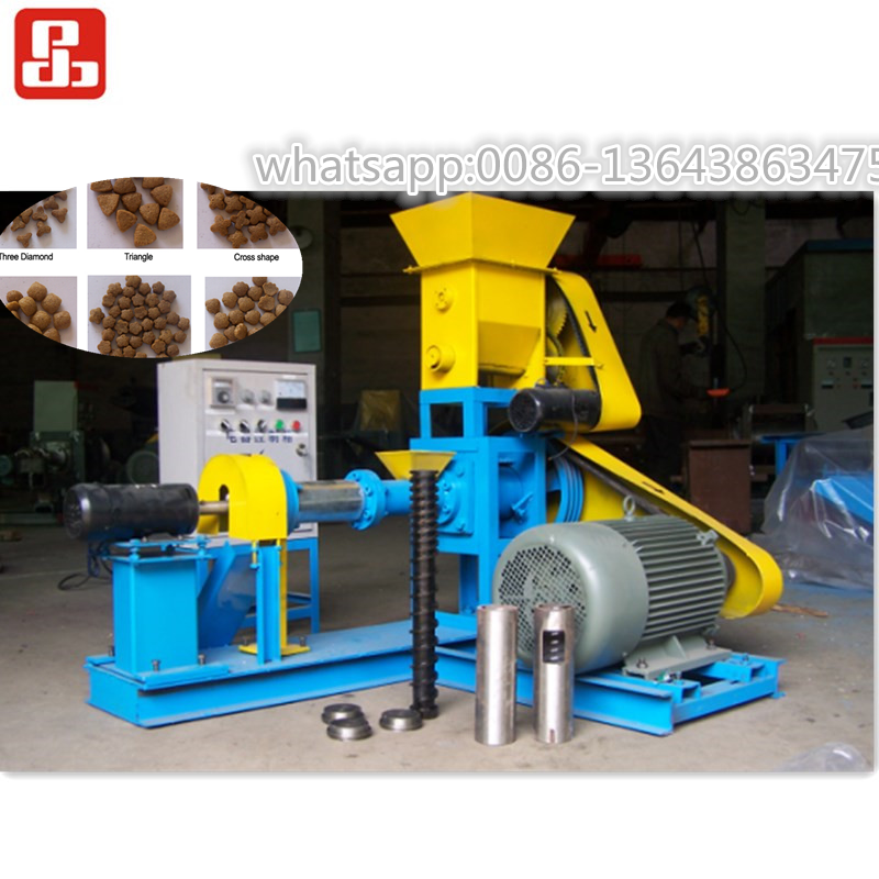 floating fish feed pellet extruder machine price