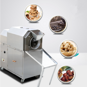 automatic gas sunflower nut peanut food roster roasting machine/sesame roaster machine