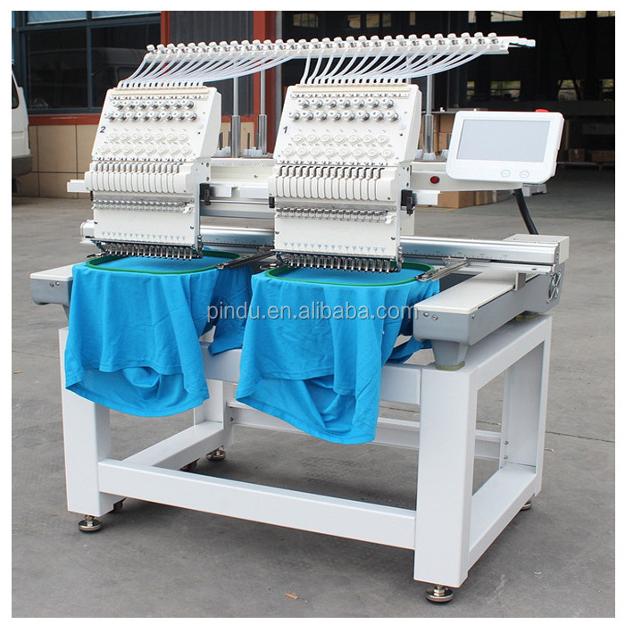 industrial embroidery machines for sale/single head t-shirt flat embroidery machine