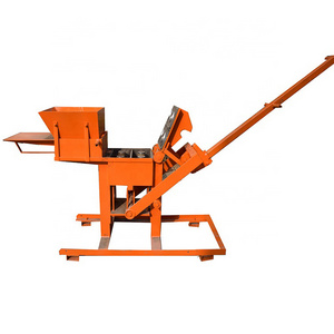 2022 manual clay interlocking block making brick machine machinery in Africa with wholesale price