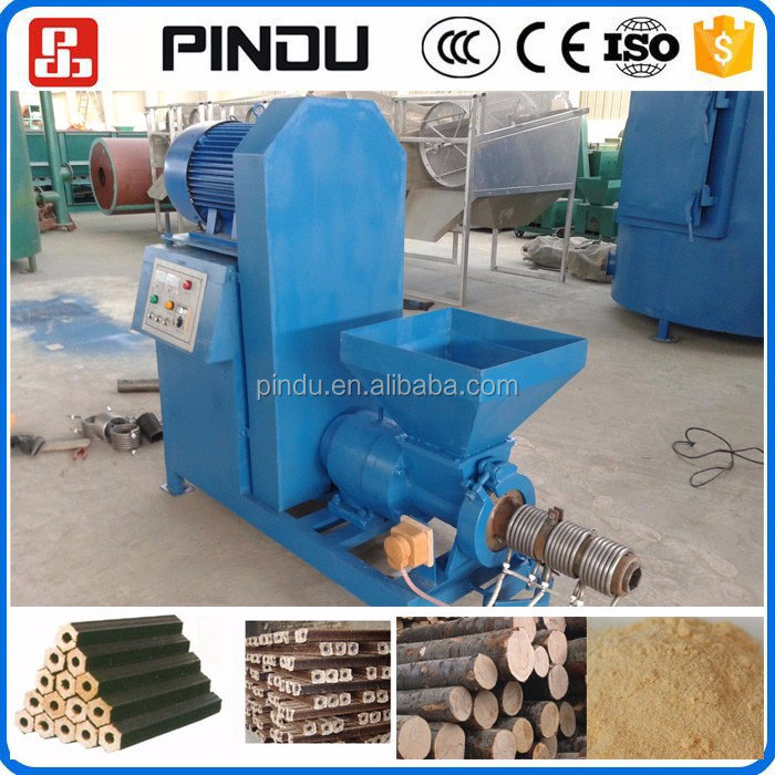 Sawdust jute sticks briquette charcoal making machine to make charcoal bbq