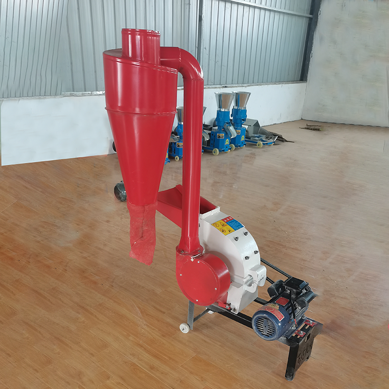 factory small multifunctional portable high effective alfalfa corn straw hammer mill grinding machine with cyclone for hot sale