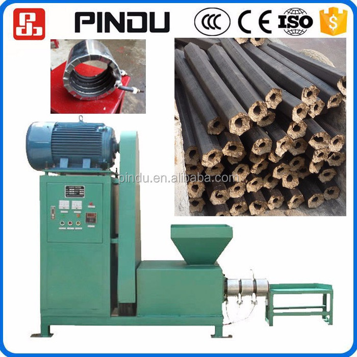 Sawdust jute sticks briquette charcoal making machine to make charcoal bbq