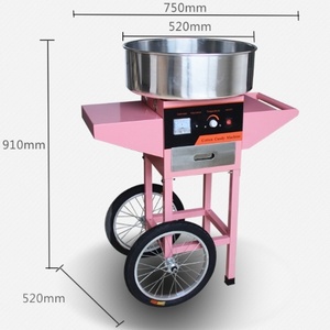 automatic cotton candy floss sugar machine