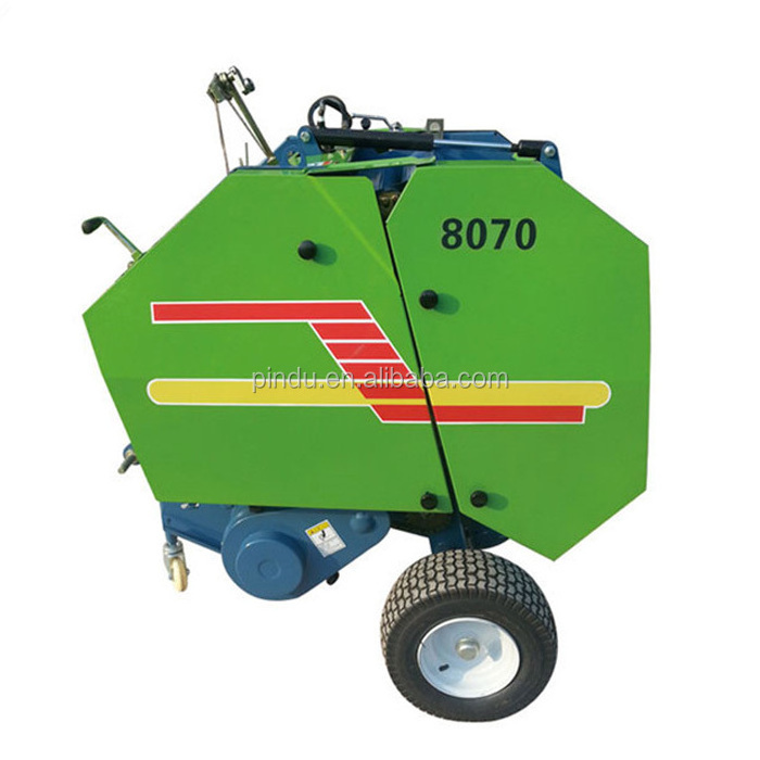 automatic mini round pine grass rice wet dry straw baler machine for sale/wheat straw baling machine for ensilage