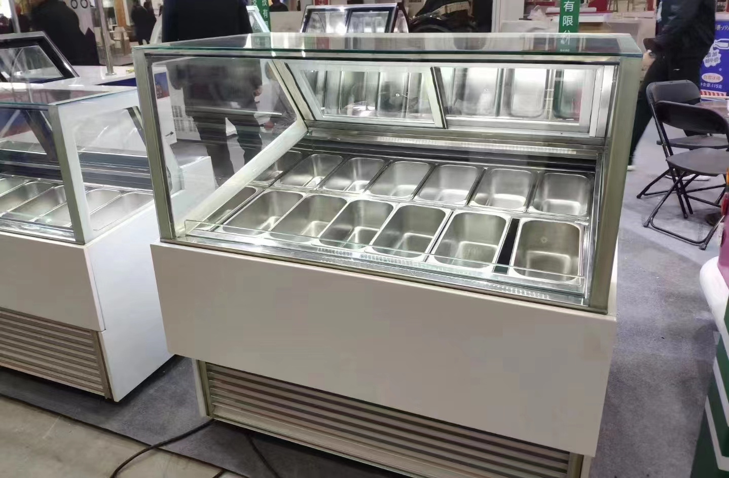 Cake Display Fridge Refrigerator Chiller Freezer Commercial Supermarket Shop Showcase/gelato Freezer/ice Cream Display