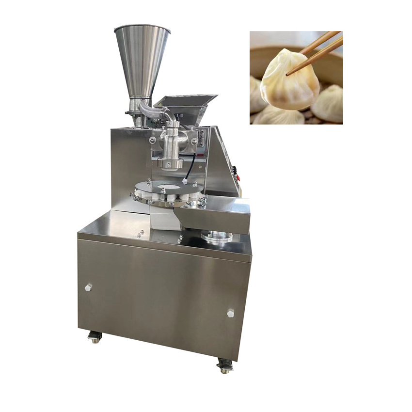 Hot sale traditional Automatic Small Dumpling Bao Bun Momo Dimsum Maker  Chinese Pork Baozi Steam Stuffed Bun Making Machine