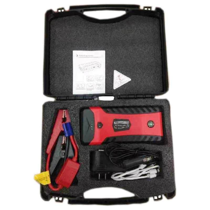 Hot Sale Emergency Vehicle Tools 12V  Battery Jump Start Car Jump Starter Power Bank With Air Compressor Tire Inflator