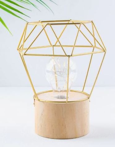 Newly Arrival Design Metal Wire Lampshade with Golden Color Fancy Design Land Shade Manufacture in India Low Prices