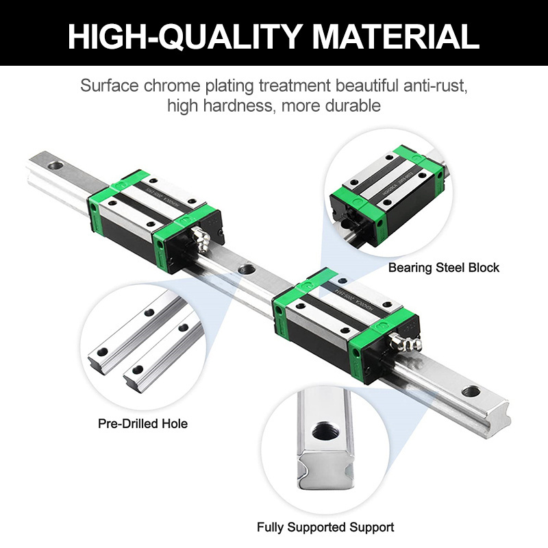 Linear guideway low price heavy duty linear guide bearings HGH30HA HGH30CA double carriage linear guide rail block