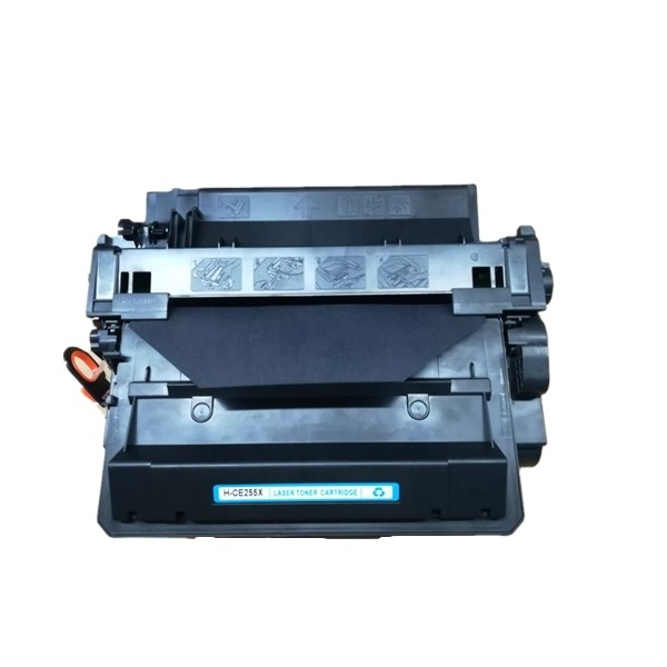 CE255X 255X 55X Printer Toner Cartridge, CE255X Use for P3010/P3015/P3016 Laserjet Printer Toner Cartridge BK 1 % CE255X Full HP