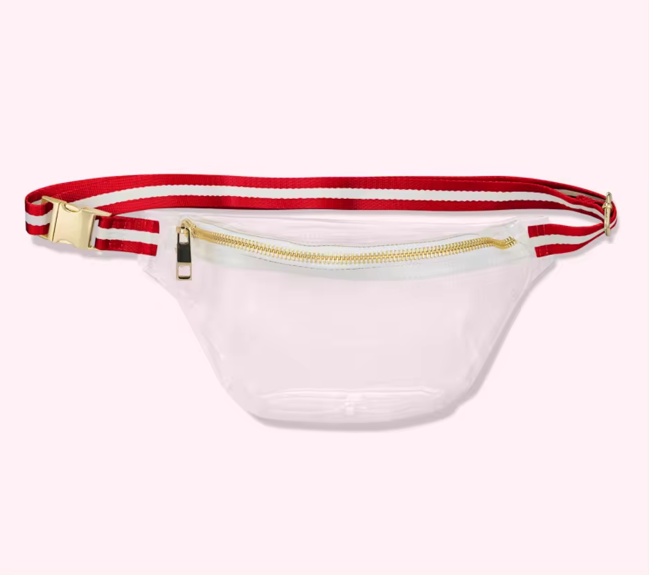 Summer Hotsale RTS Selling Cheap Funky crossbody bag Sports waist Bag Bum Bag for Women PVC transparent Clear Stadium Fanny Pack