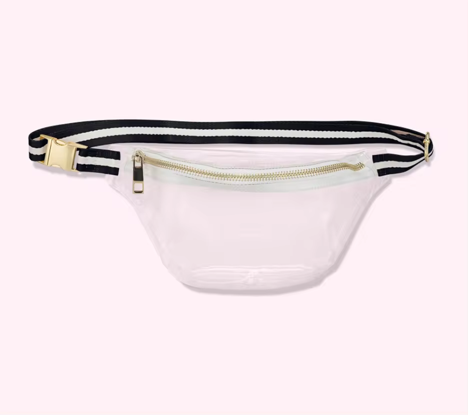 Summer Hotsale RTS Selling Cheap Funky crossbody bag Sports waist Bag Bum Bag for Women PVC transparent Clear Stadium Fanny Pack