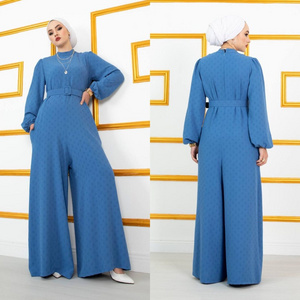 New season women fashion hijab aerobin Islamic clothing abaya modest abaya tunic hijab modest party jumpsuit