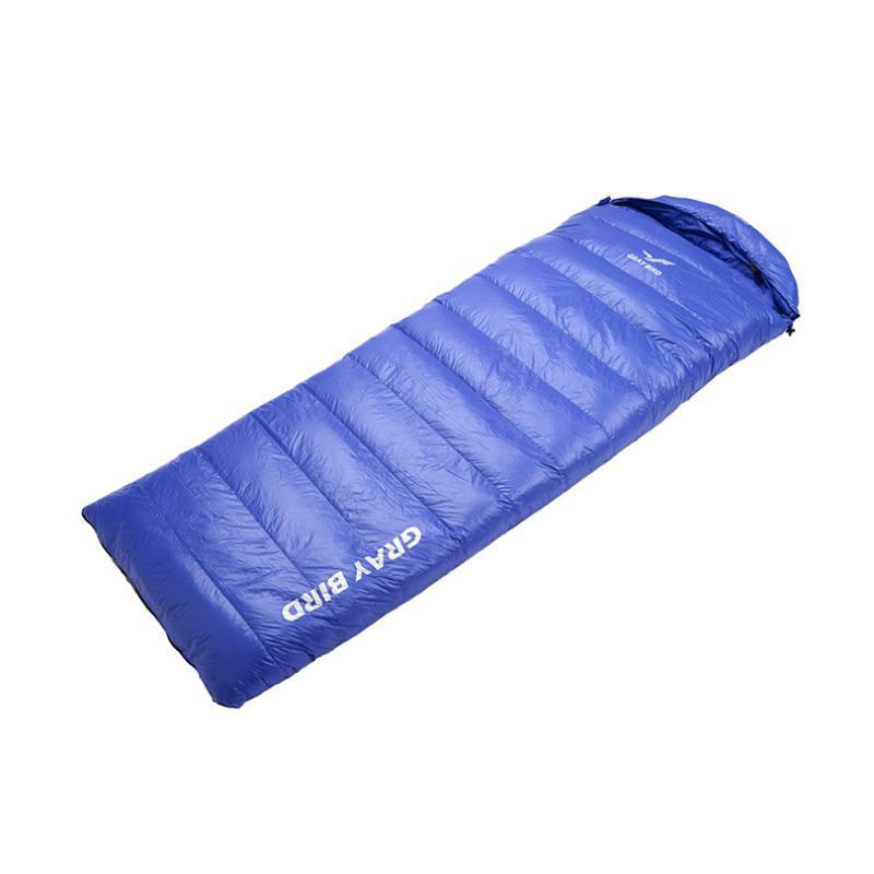 New Outdoor Camp Hiking Carrying Case Blue Fall Spring Single Light Sleeping Bag