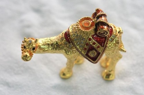 Lovely Camel Jewelry Trinket Box