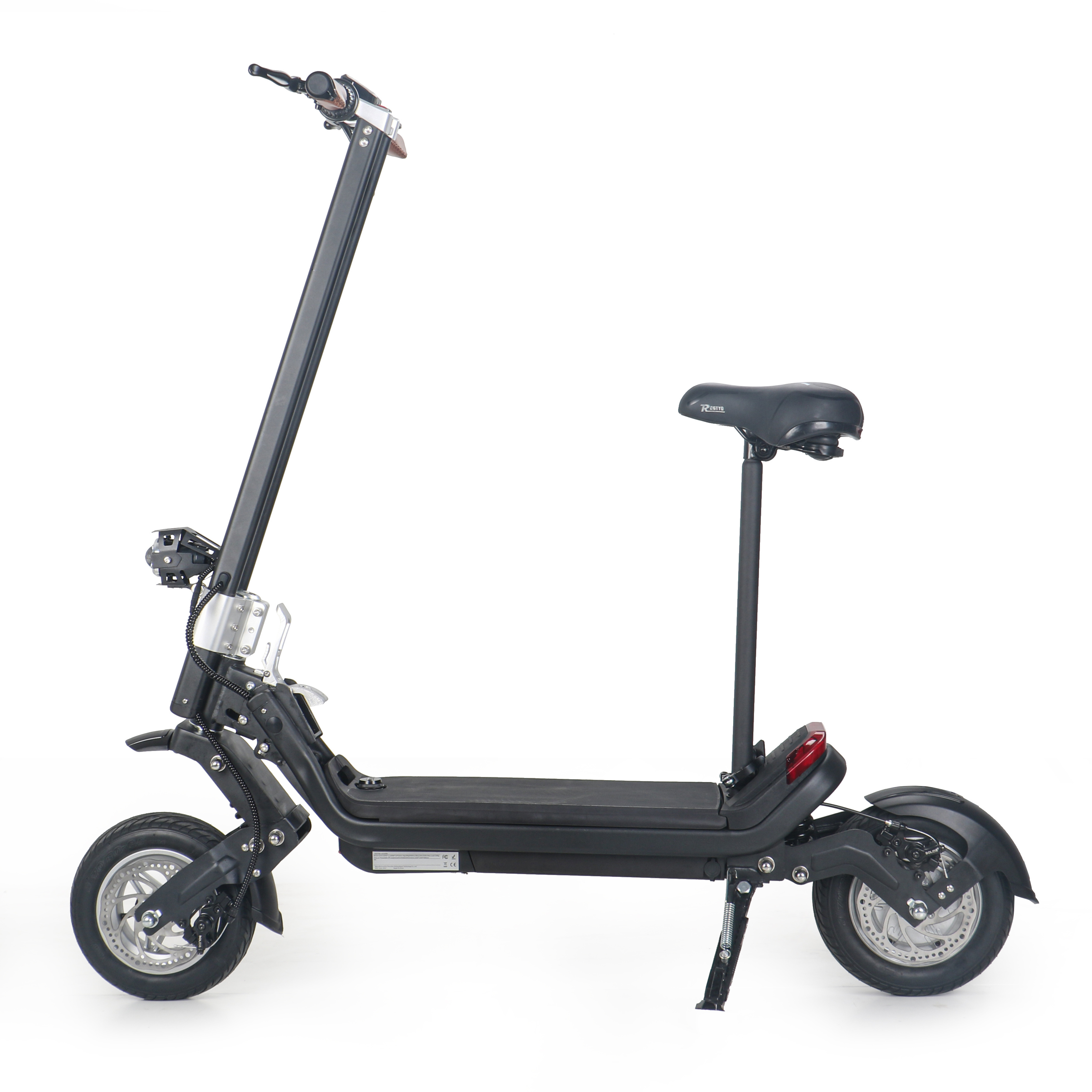 Lenzod folding electric scooter 1200w single motor 11inch big wheel adults powerful fast speed electric scooter