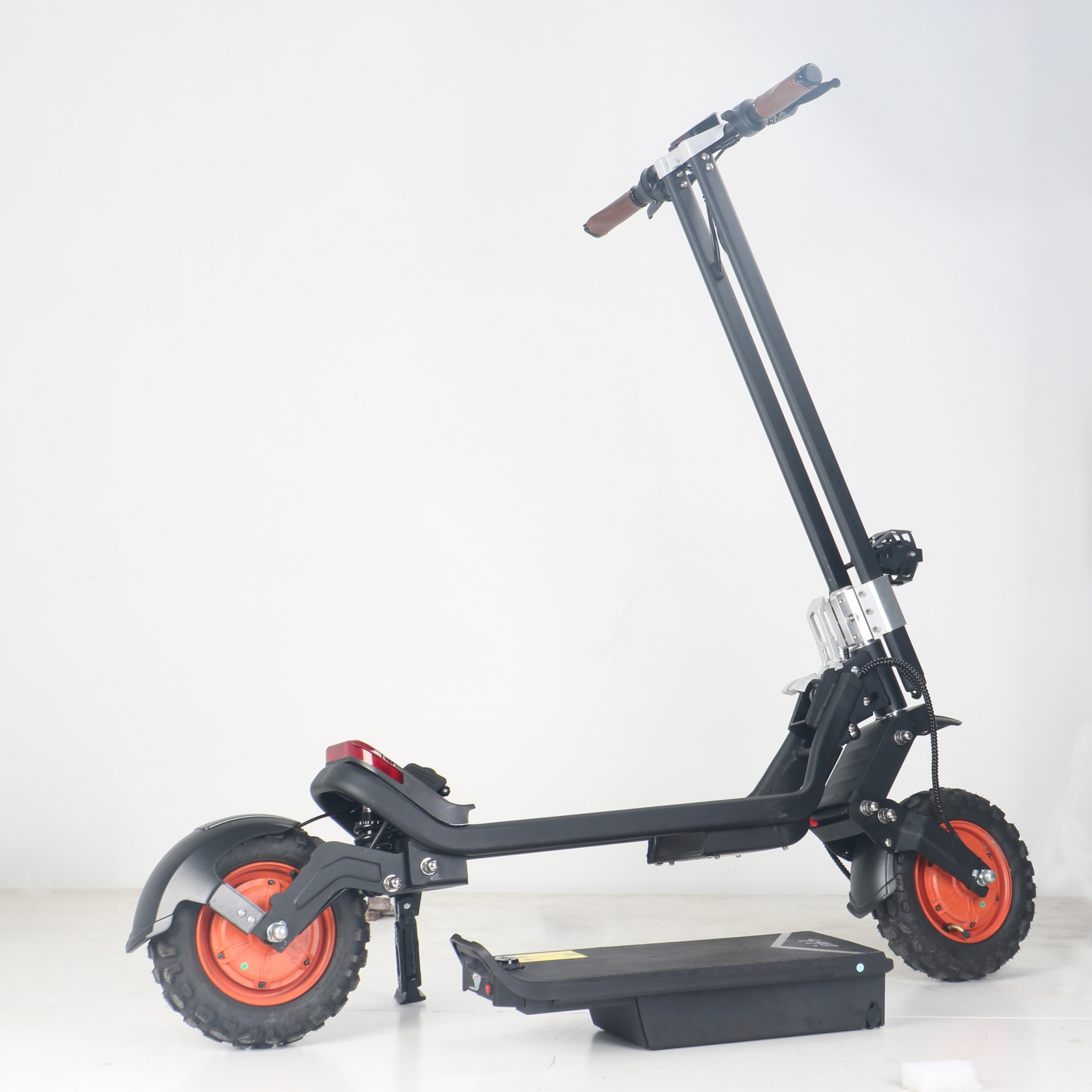 China dual motor 1200W big power foldable offroad electric motorcycle big power 20ah e scooter