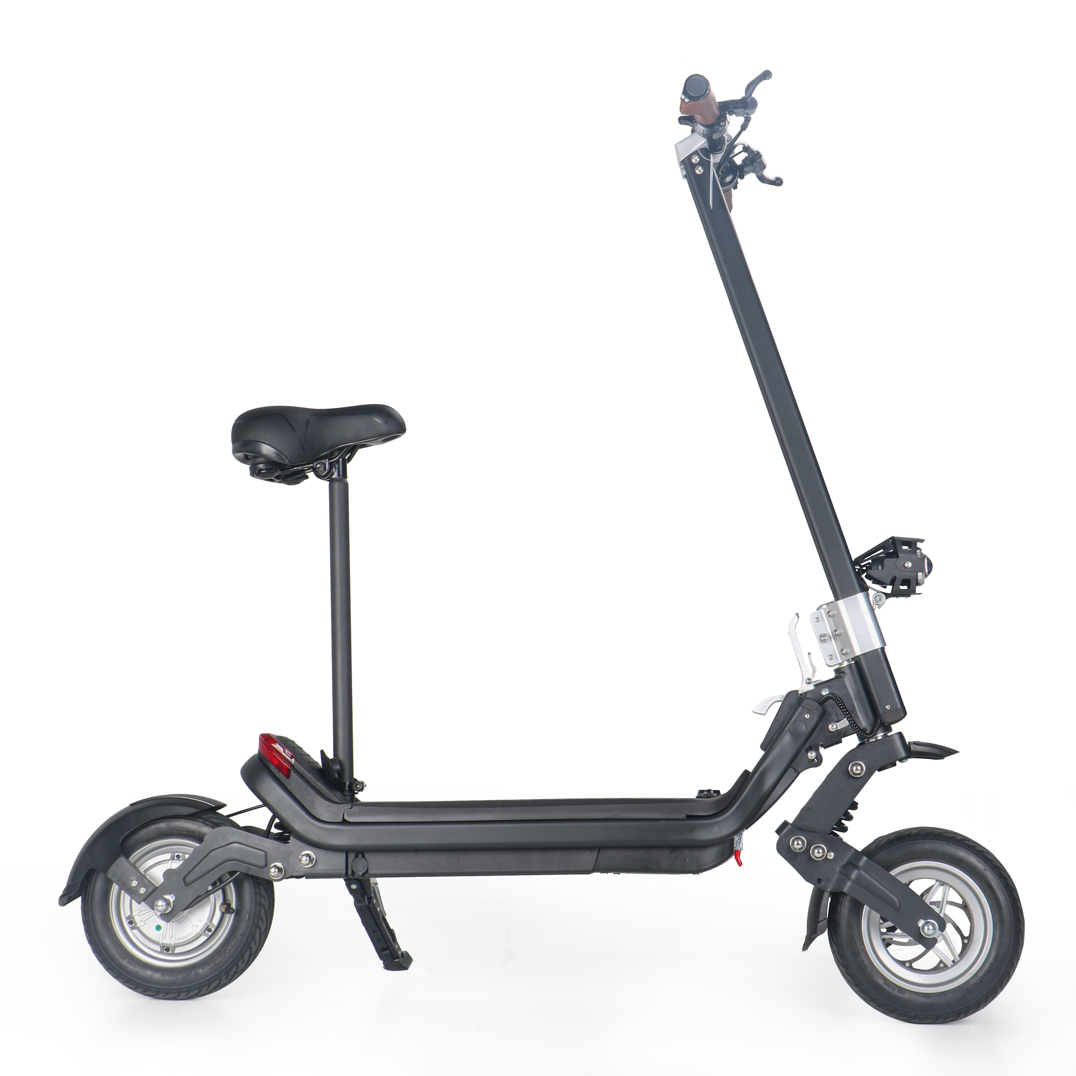 Lenzod folding electric scooter 1200w single motor 11inch big wheel adults powerful fast speed electric scooter