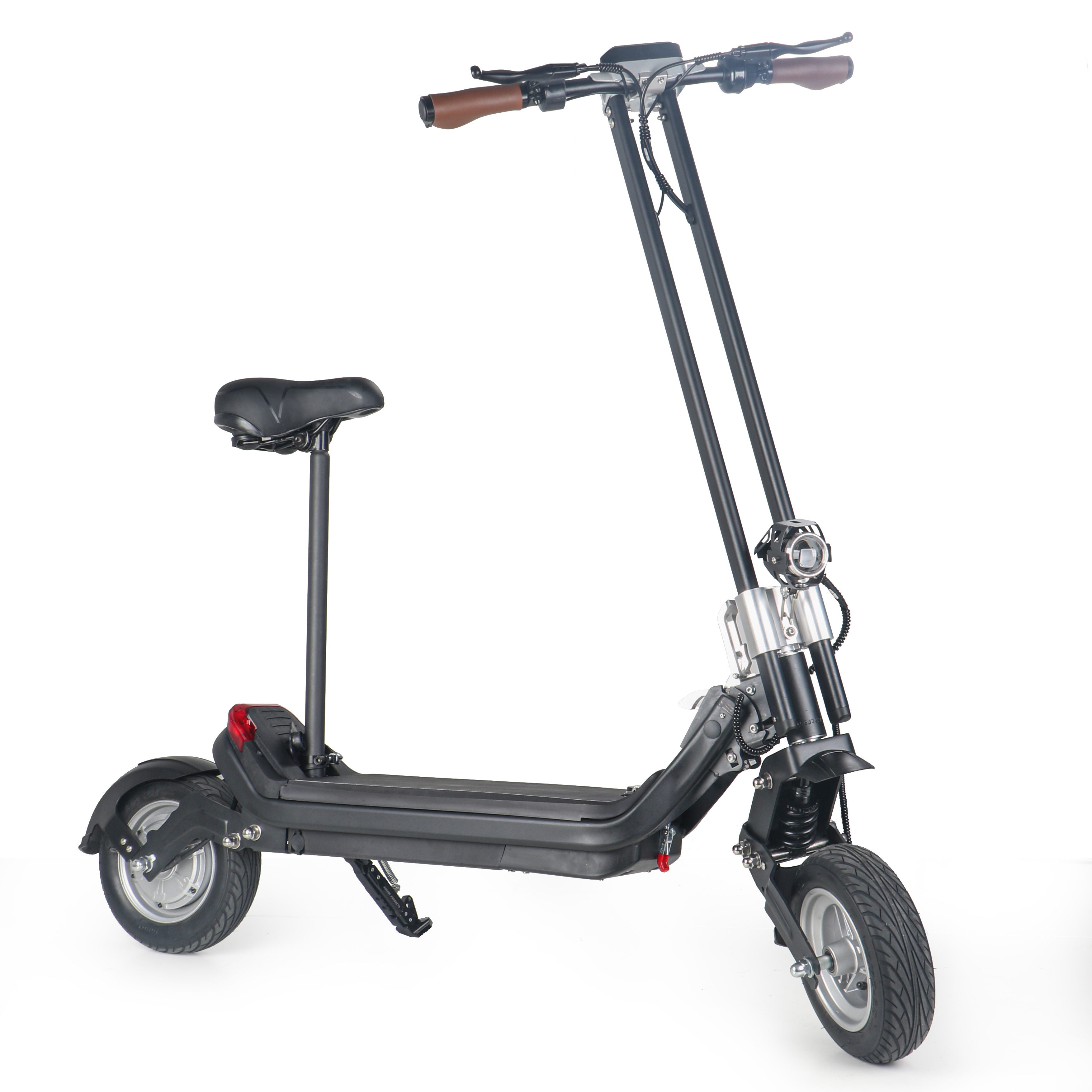 Lenzod folding electric scooter 1200w single motor 11inch big wheel adults powerful fast speed electric scooter