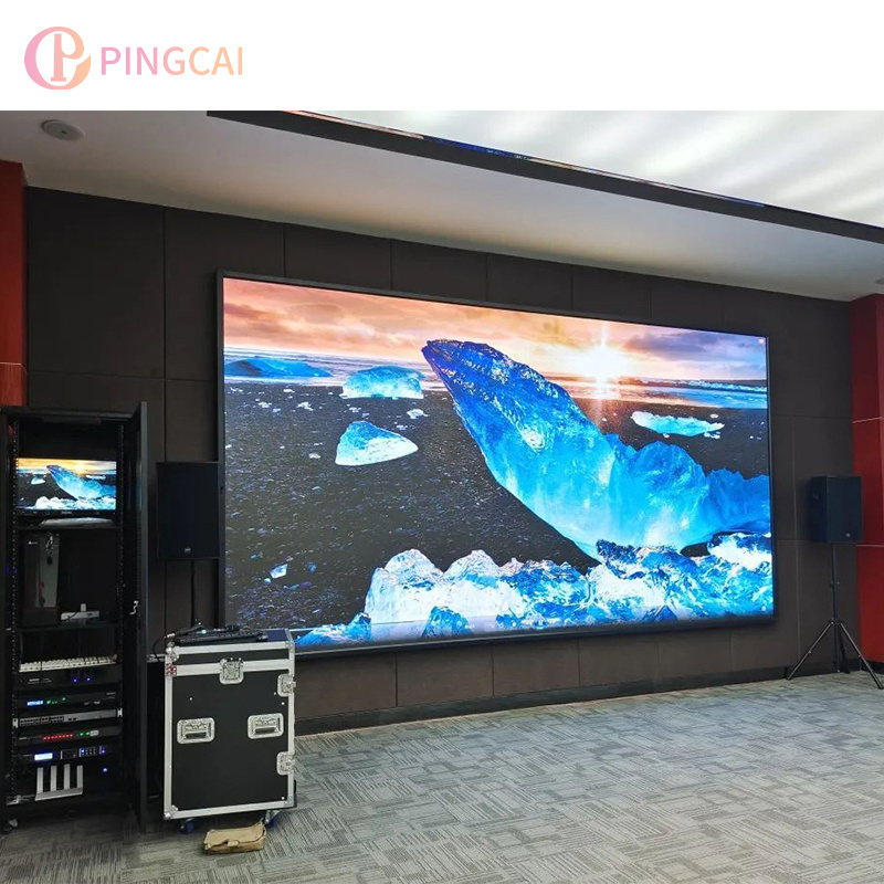 Cob 4K P0.9 P1.2 P1.53 P1.8 Hd Indoor Fixed Led Screen P1 1.56 Led Display Panel Full Color Led Video Wall