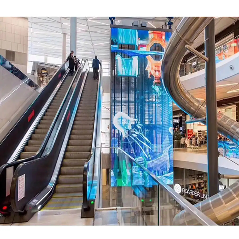 P4 Light-transmitting LED Screen Transparent LED Panels Transparent LED Screen for Mall