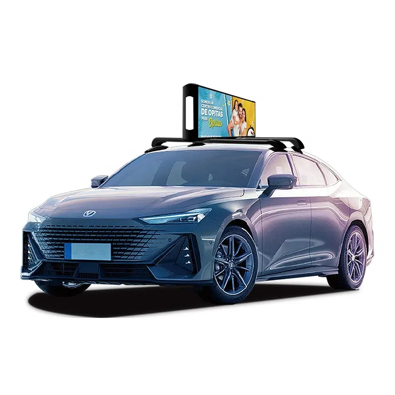 p5 LED Car Display p2.5 Taxi Top LED Display Double Side 4G WIFI Taxi Top Led Display