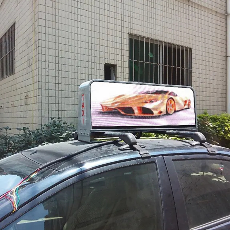 p5 Taxi Top Rooftop LED Display Display Screen Digital Transparent Car p2.5 Led Screen