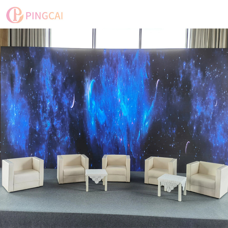 High quality curved led screen P1.5 P1.8 P2 P2.5 P3 indoor curved soft led video wall flexible display panel 4K 8K LED screen